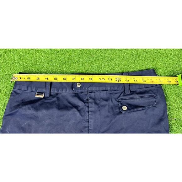 POLO GOLF Ralph Lauren Women blue Sz 10 Polo Poly Skort Pockets Polyester Blend - Picture 3 of 8